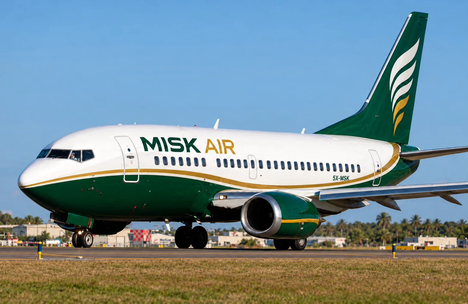 Boeing 737-500 — visualisation de livrée MISK AIR