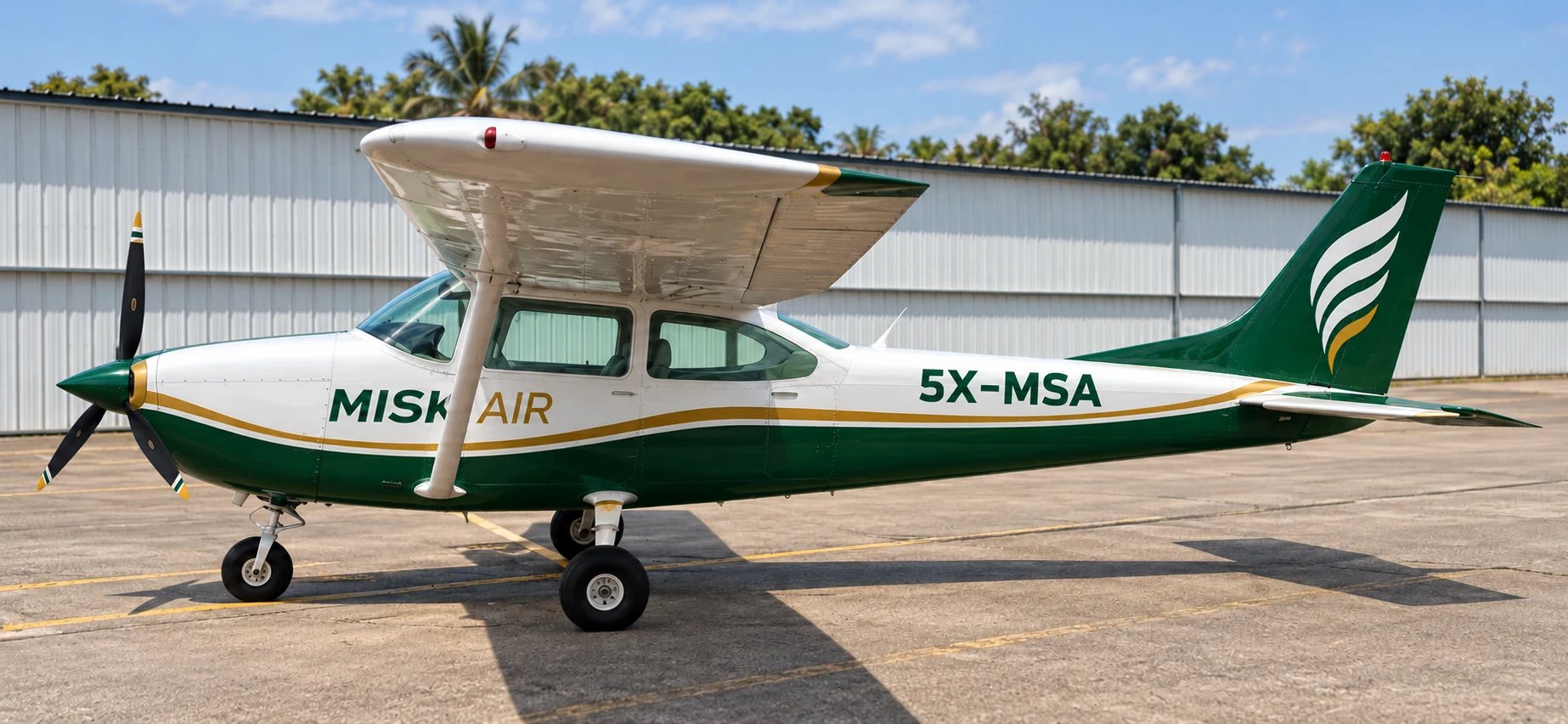 Cessna 172 — visualisation de livrée MISK AIR